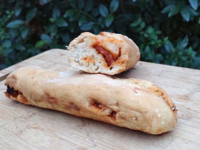 Baguette au chorizo
